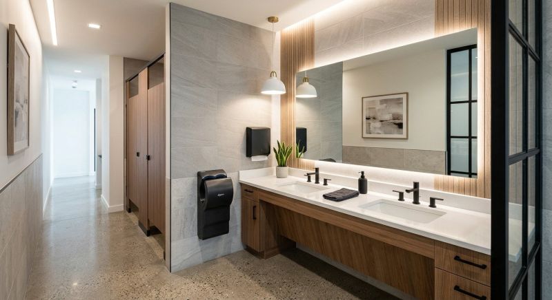 Office Bathroom Renovation in Longmont, CO